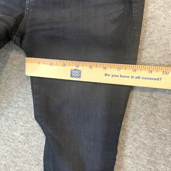 AG Adriano Goldschmied Prima Mid Rise Ankle Cigarette Leg Jeans Super Black 26R - Picture 13 of 16